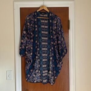Anthropologie geometric cover up top by Feathers of Tolani